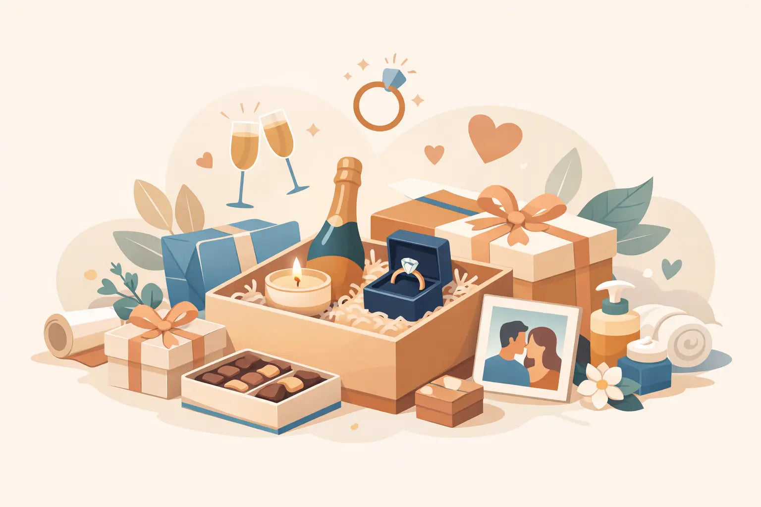 12 Engagement Gift Box Ideas That Feel Personal