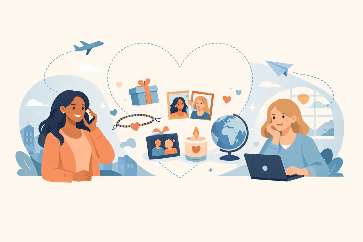 15 Best Long Distance Friendship Gifts That Feel Close