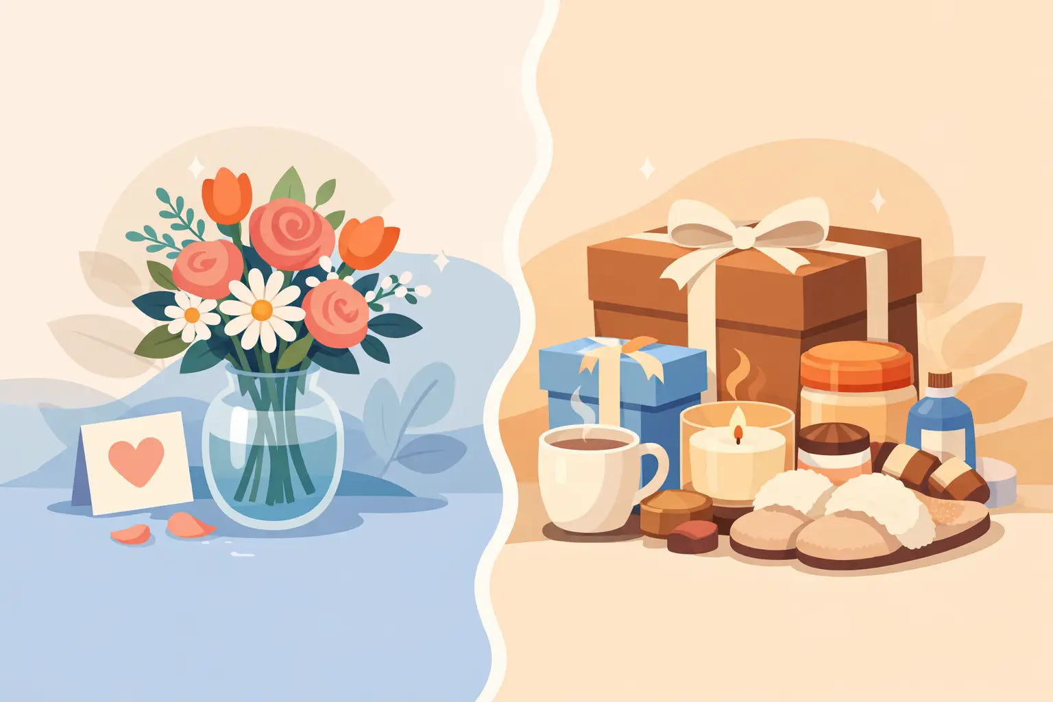 Flowers Versus Comfort Gift Boxes That Feel Right