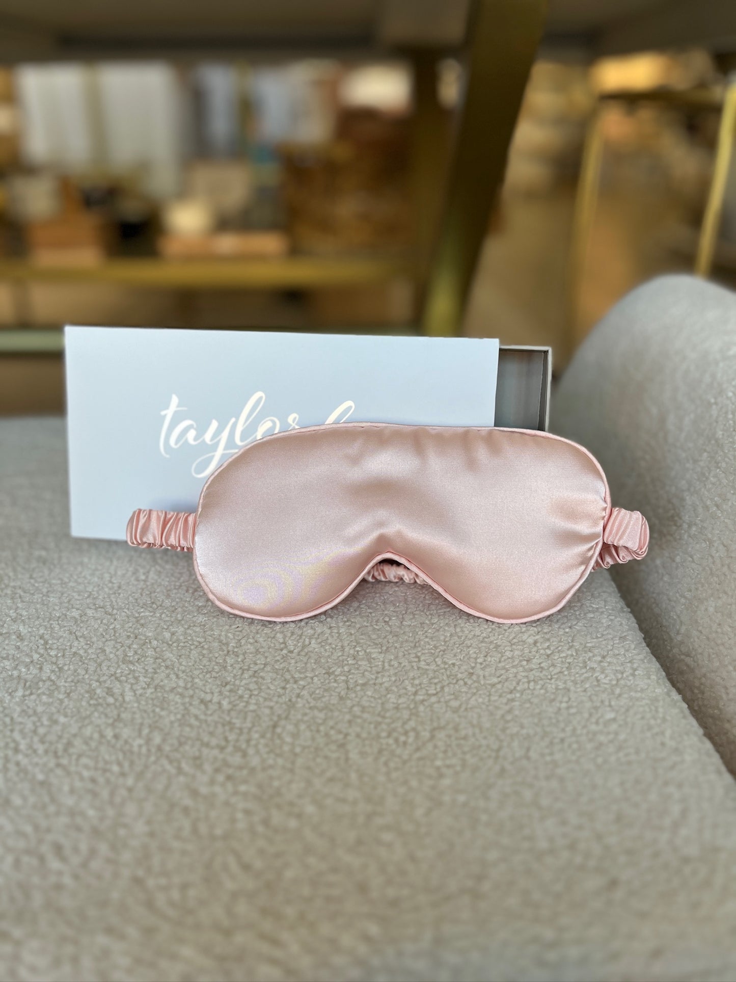Mulberry Silk Pink Sleep Mask