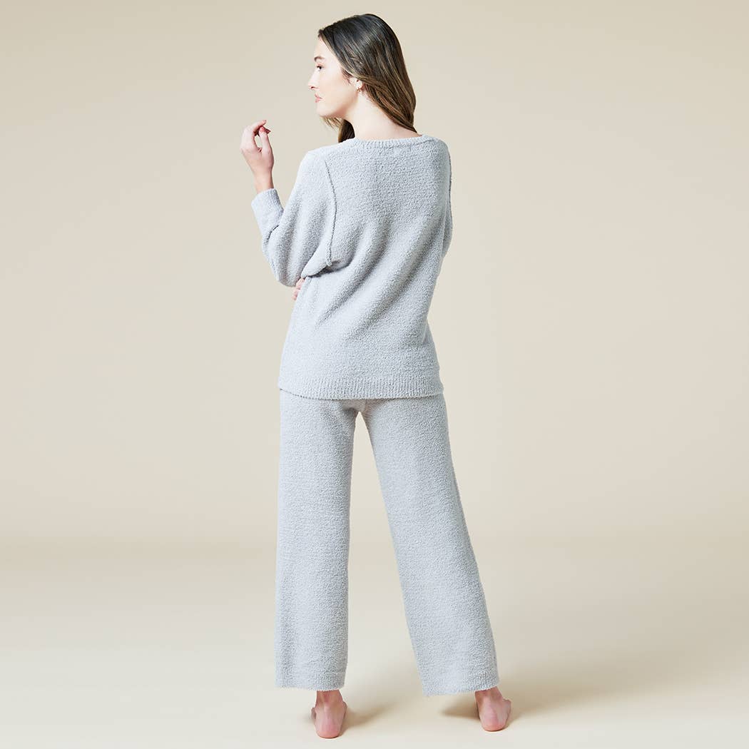 Marshmallow Reverse Seam Lounge Set