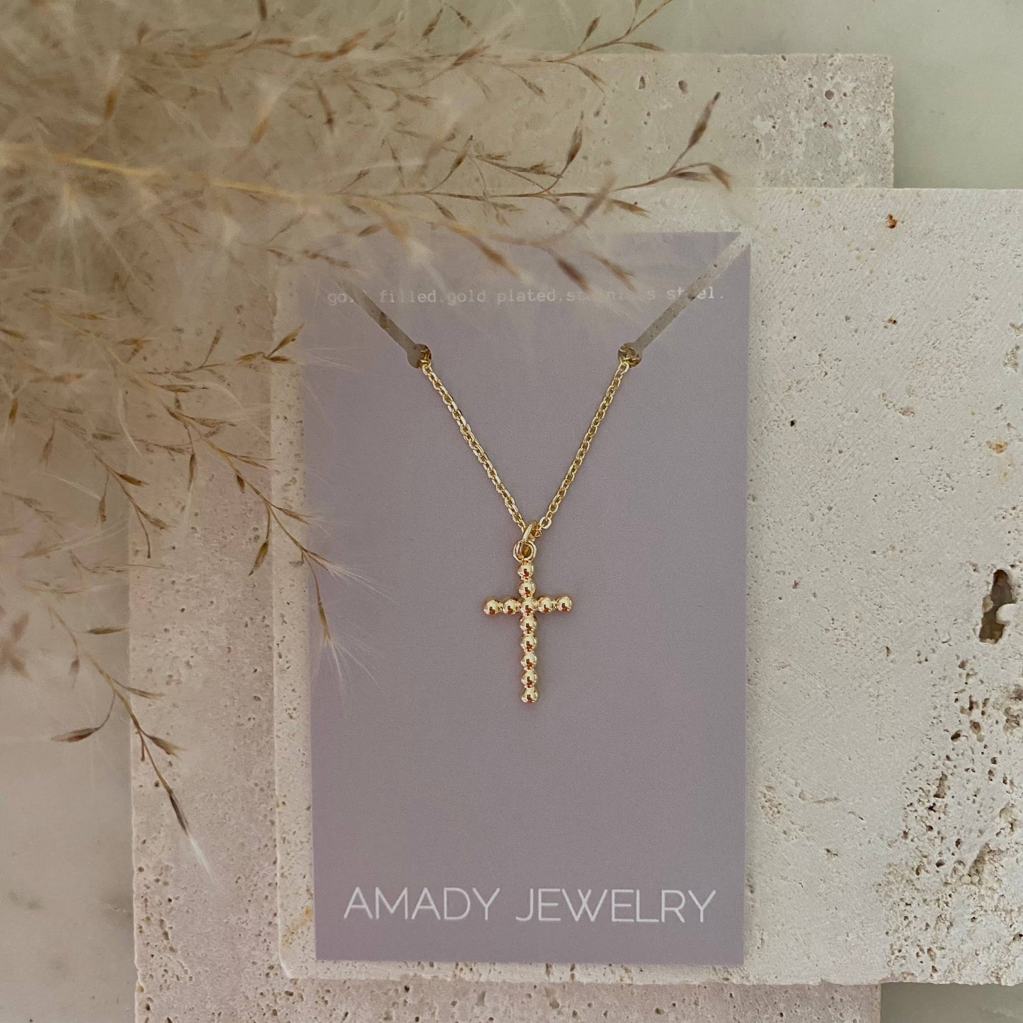 Cross 14k Gold Filled Necklace