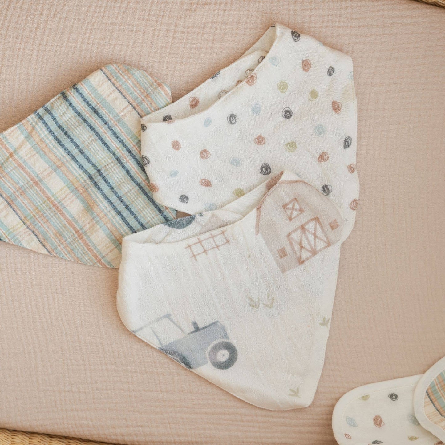 Farmhouse Tractor Bib set (3 Pc Set)
