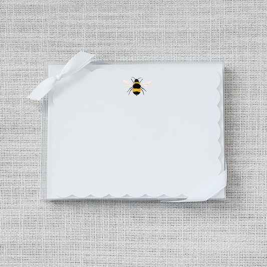 Bee Scallop Notecard Set