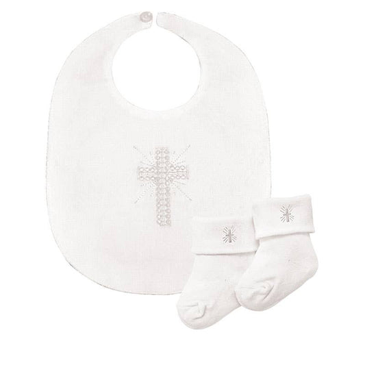 Embroidered Cross Keepsake Set