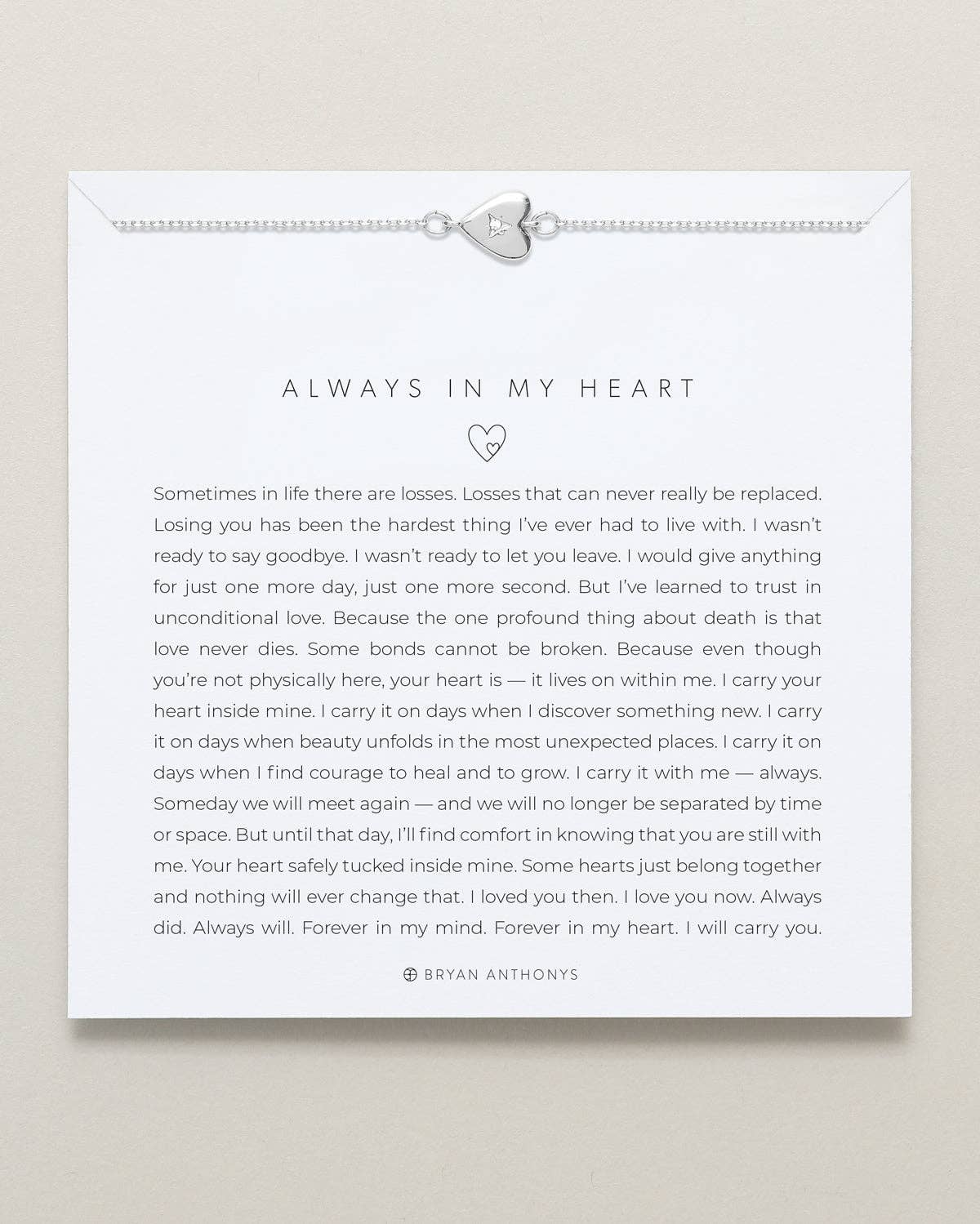 Always In My Heart Icon Bracelet