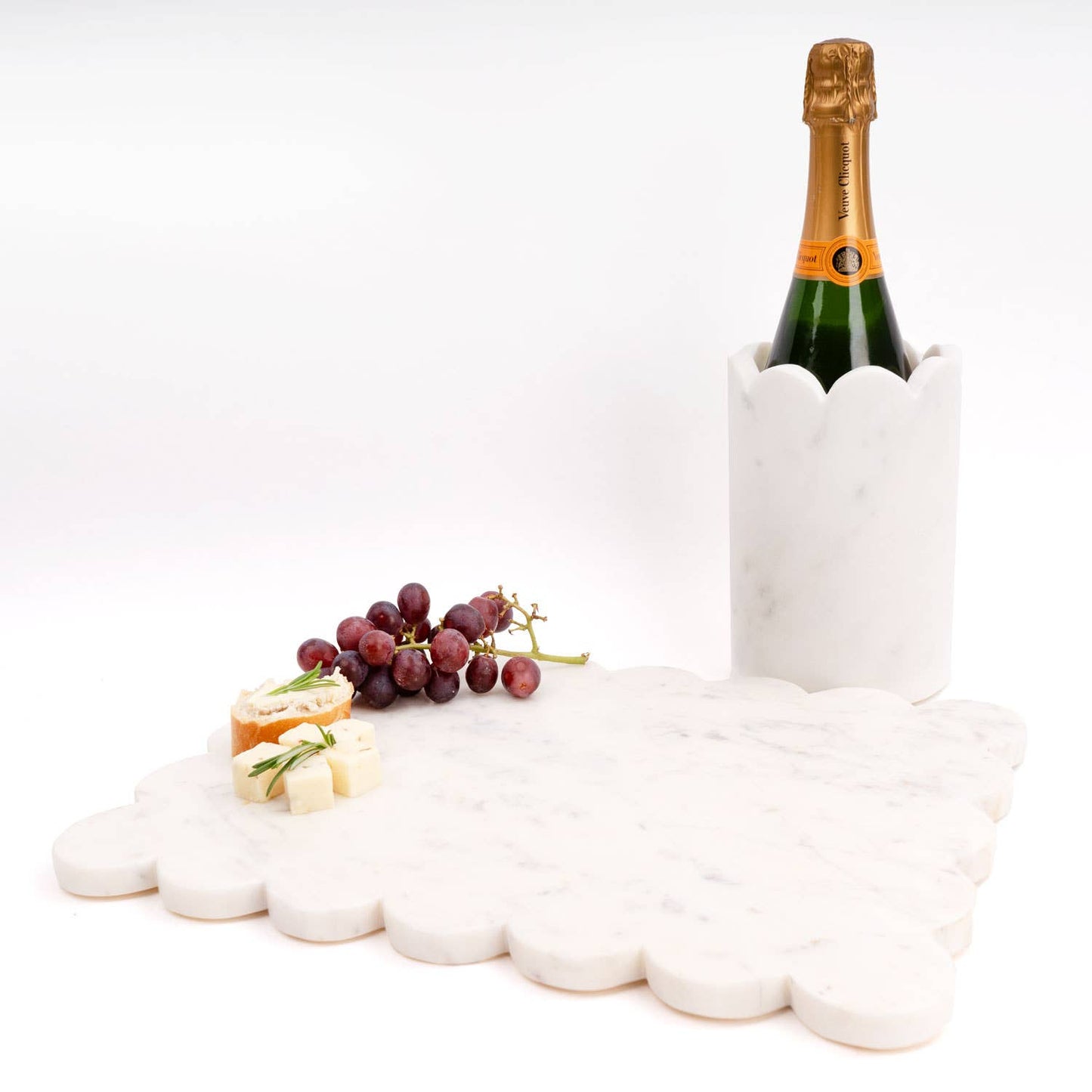 White Marble Wine & Champagne Chiller