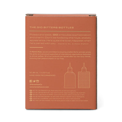 The Gio Bitters Bottle - Set Of 2