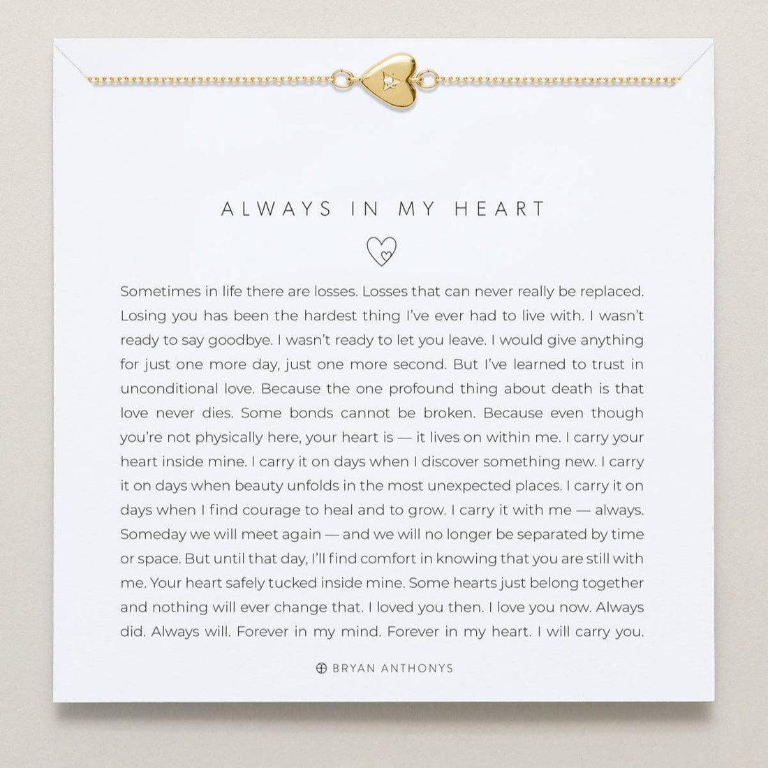 Always In My Heart Icon Bracelet