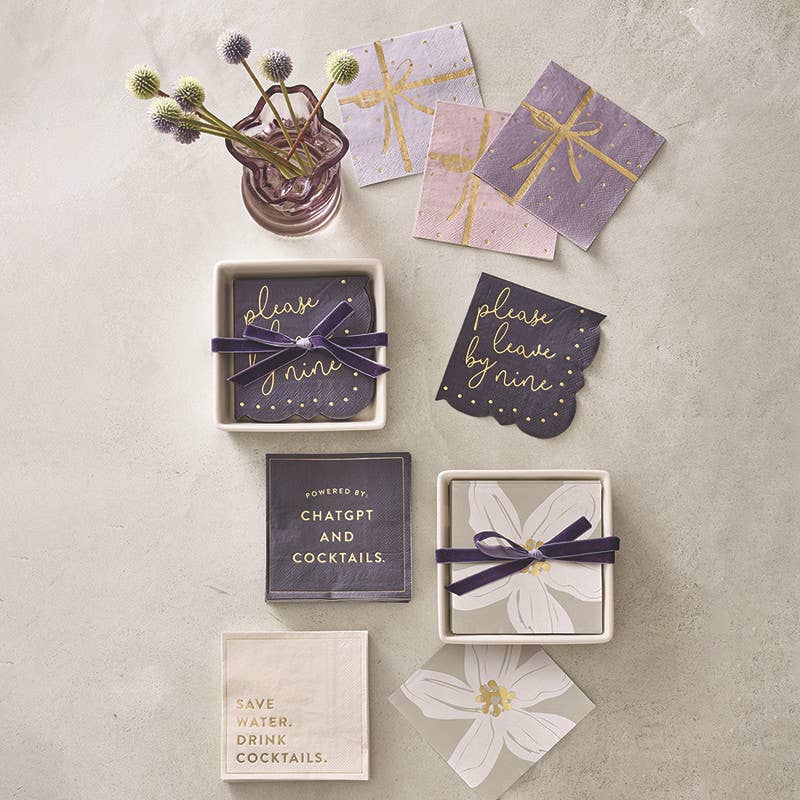 Cocktail Napkins - ChatGPT and Cocktails