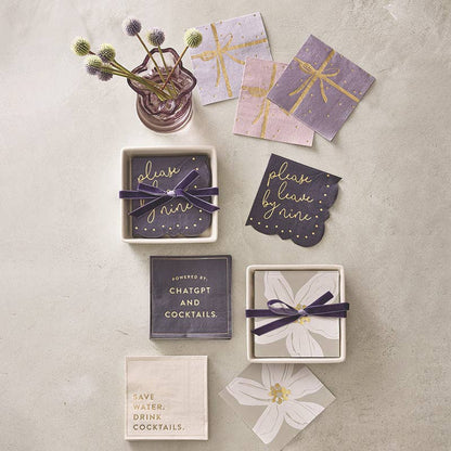 Cocktail Napkins - ChatGPT and Cocktails
