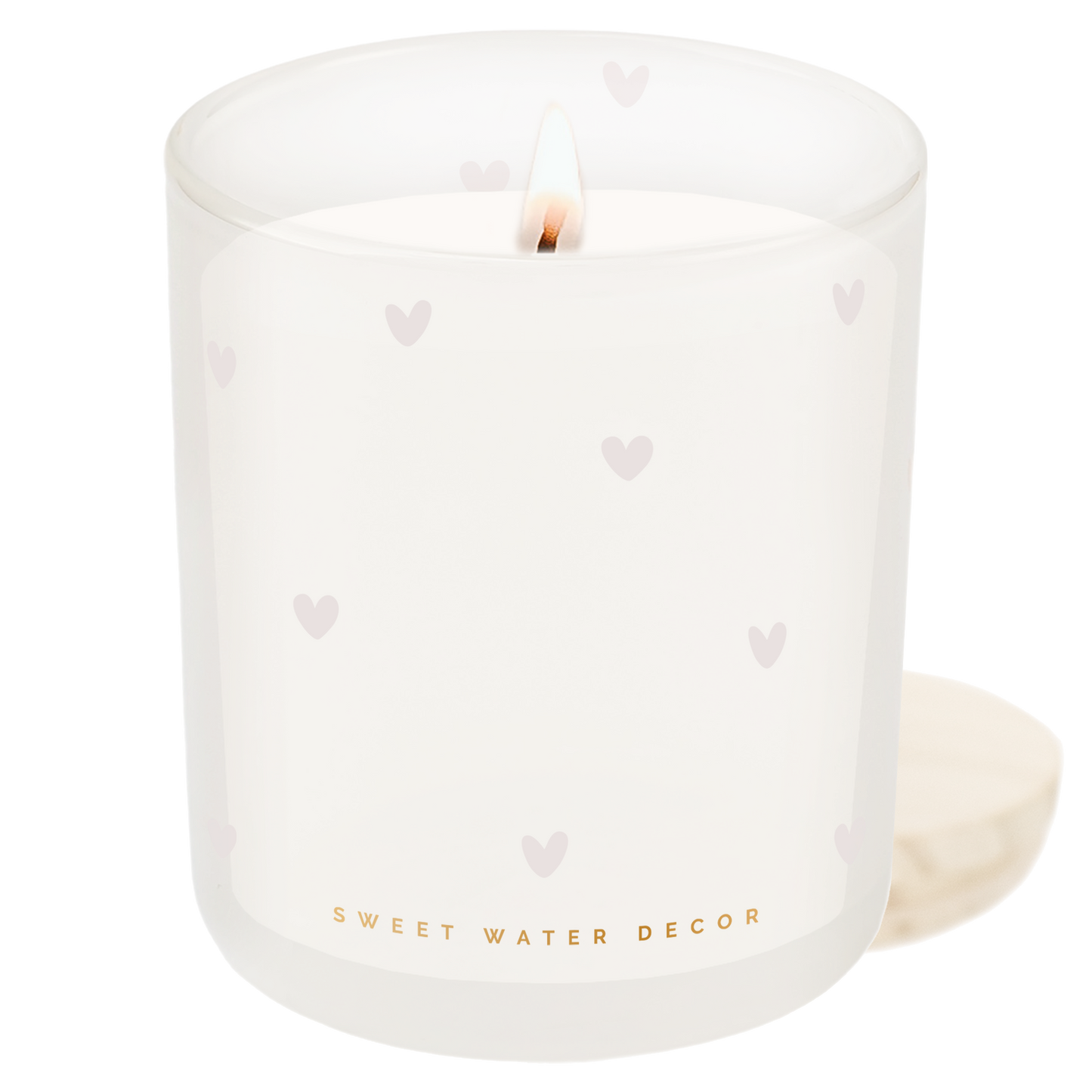 All Over Hearts Soy Candle