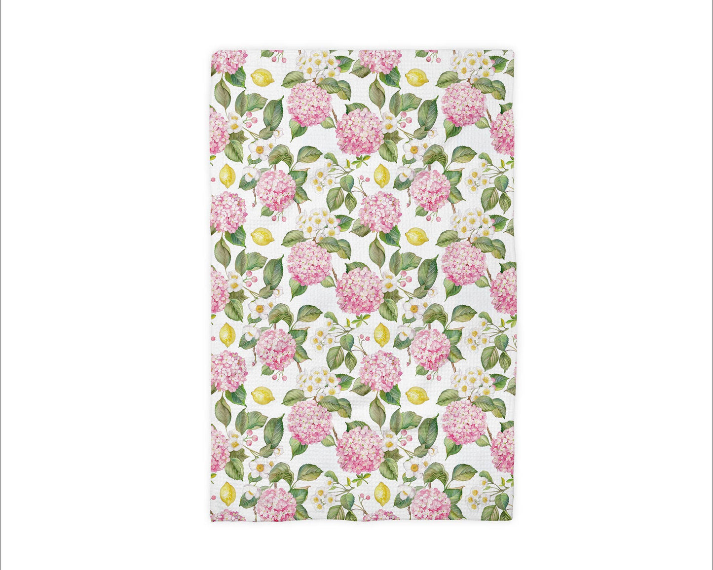 Hydrangea & Lemons Chinoiserie Kitchen Towel