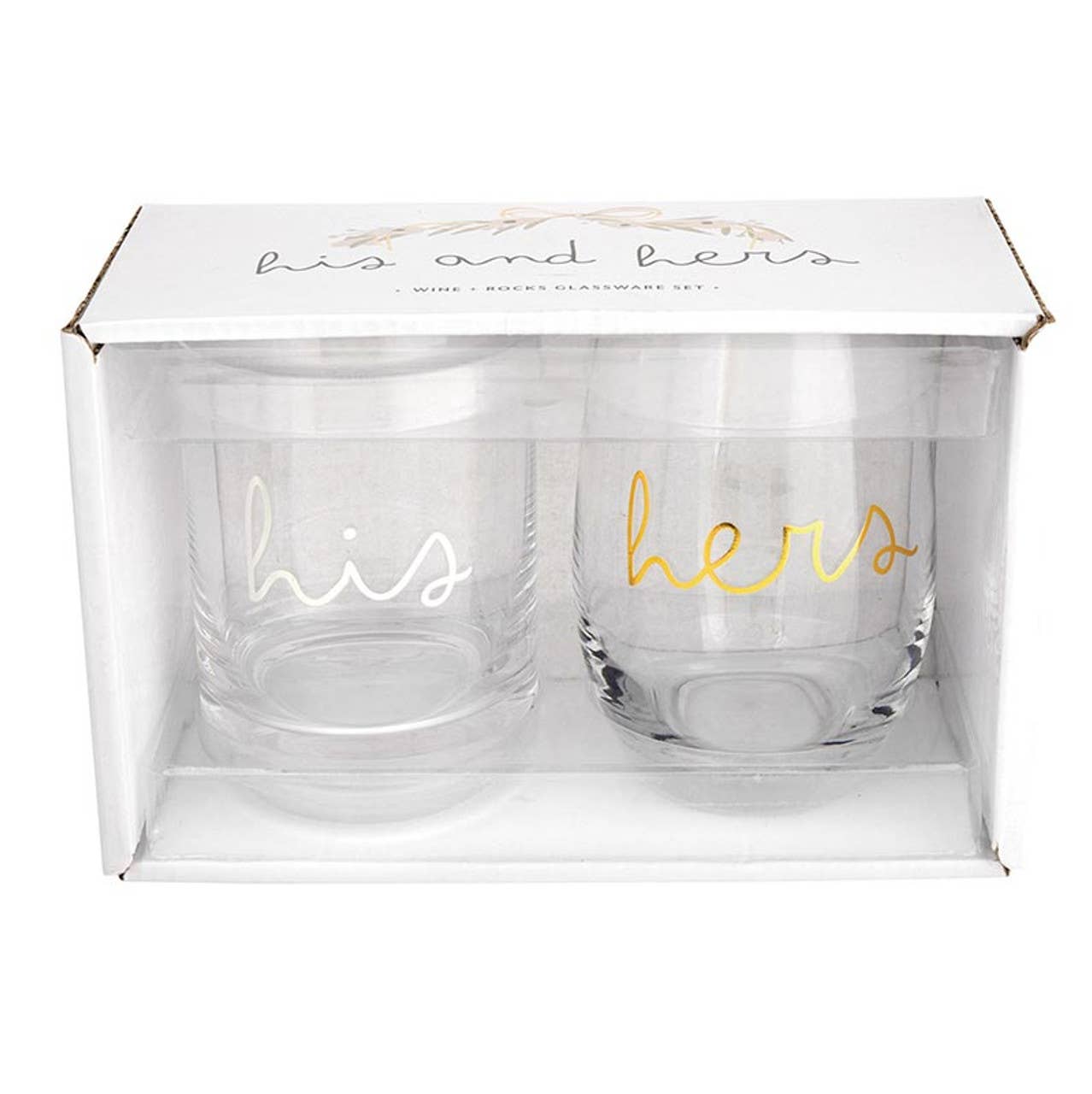 His &amp; Hers Glassware Set