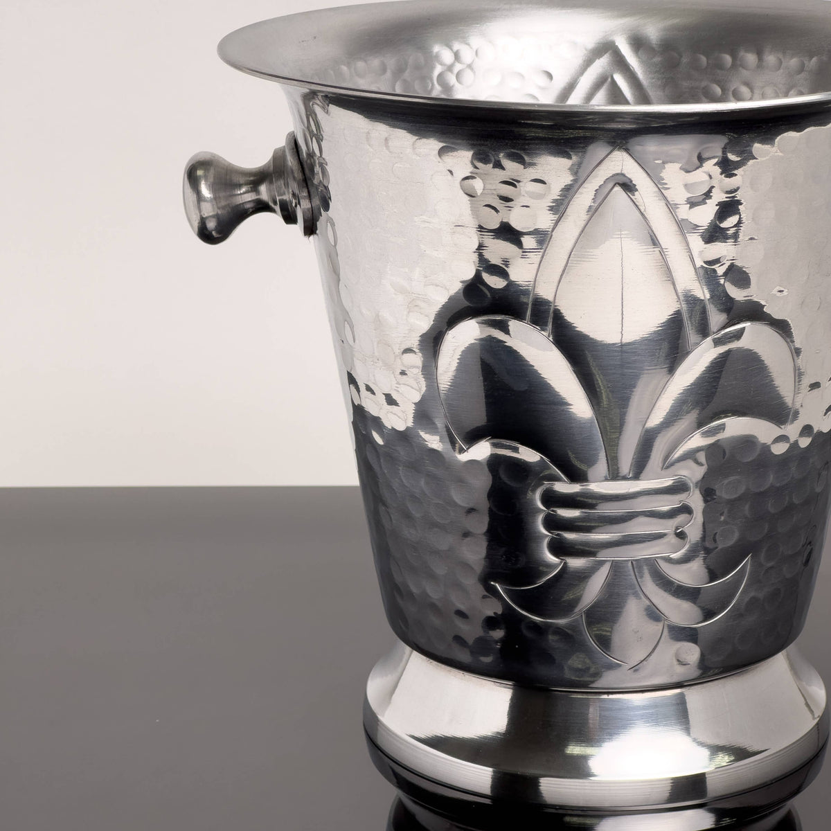 Etched Ice Bucket with Handles