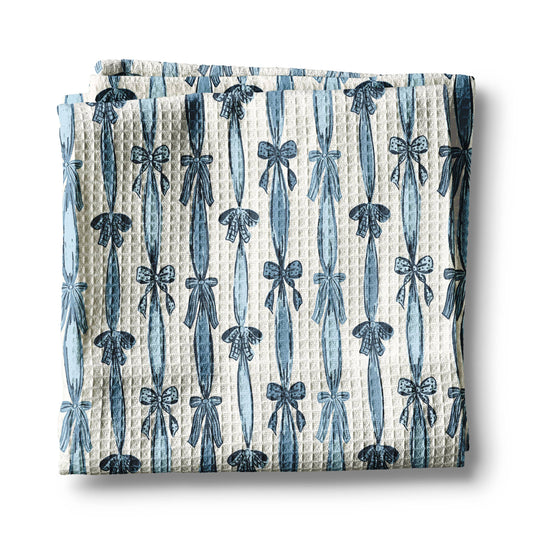 Kitchen Towel Preppy Chinoiserie Bow
