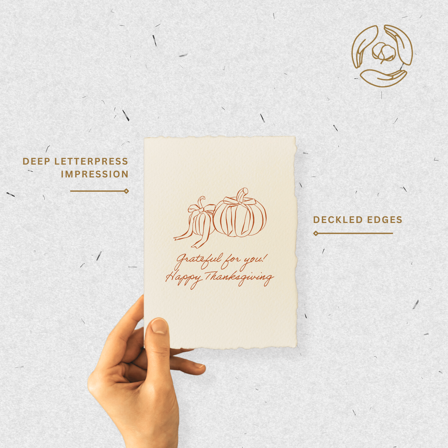 Grateful Pumpkins Thanksgiving Card