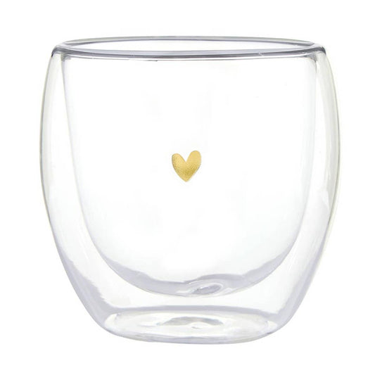 Double-Wall Heart Tea Cup