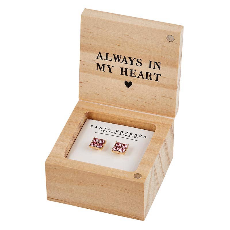 Love Treasure Box Earrings