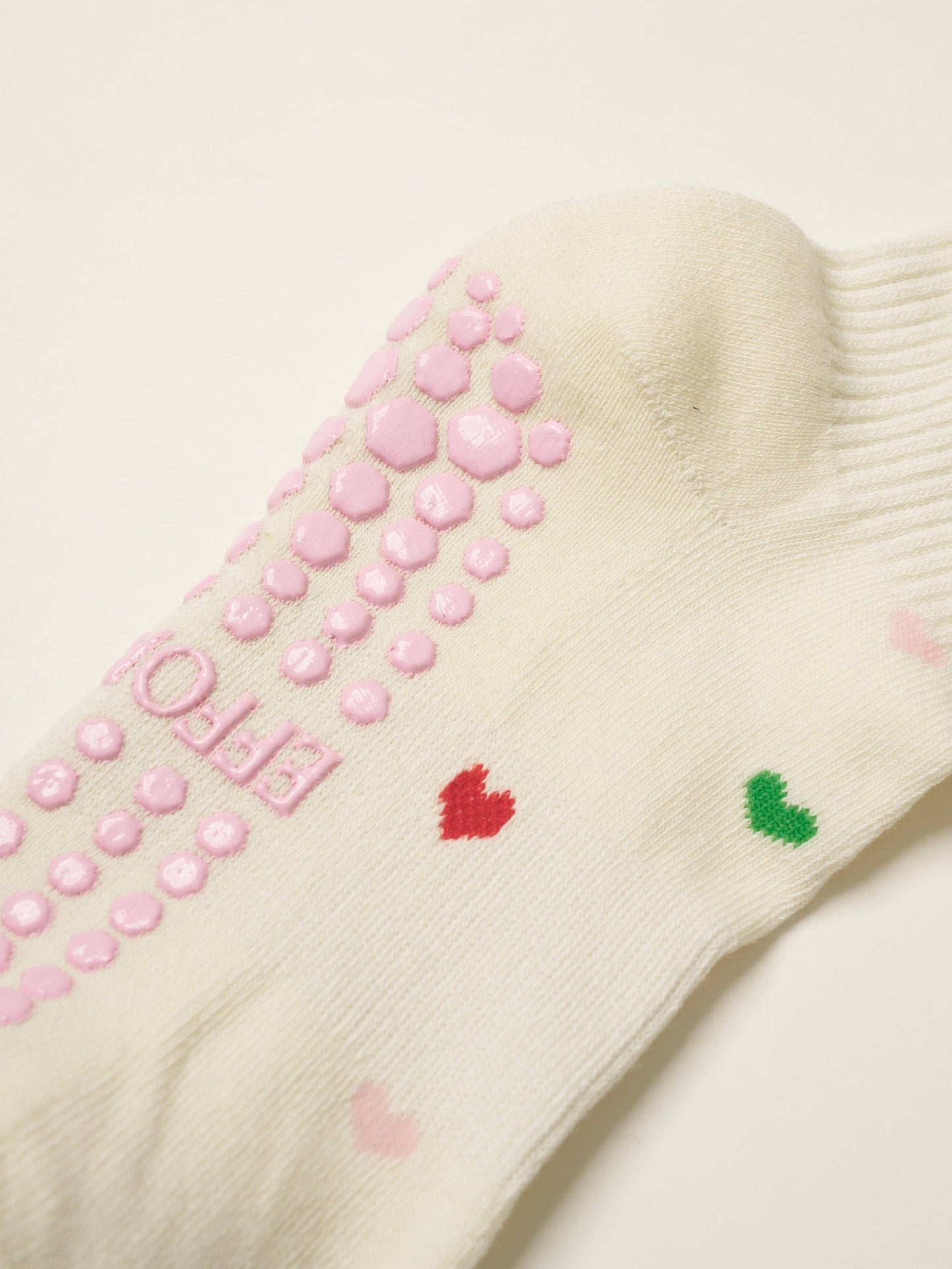 Mini Hearts Grip Socks
