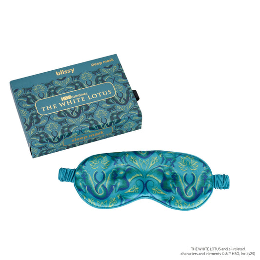 Lotus Jungle Silk Sleep Mask