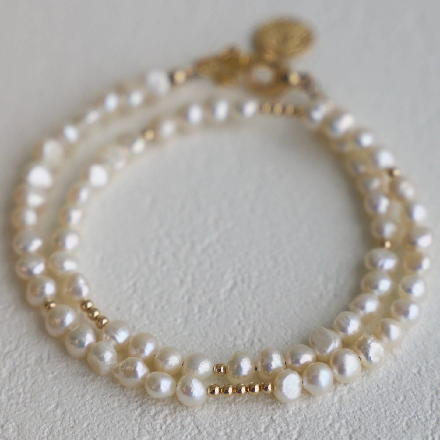 Pearl Double Wrap Bracelet