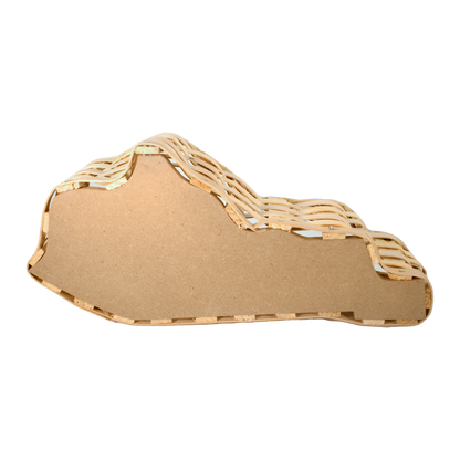Kentucky Shaped Wooden Basket