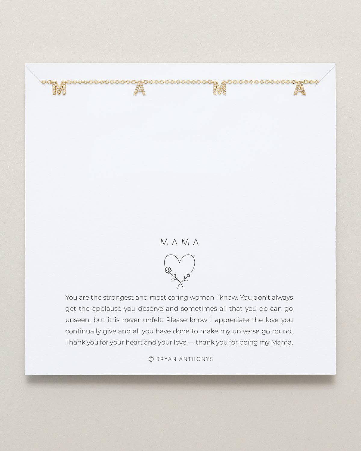 Mama Necklace Gold