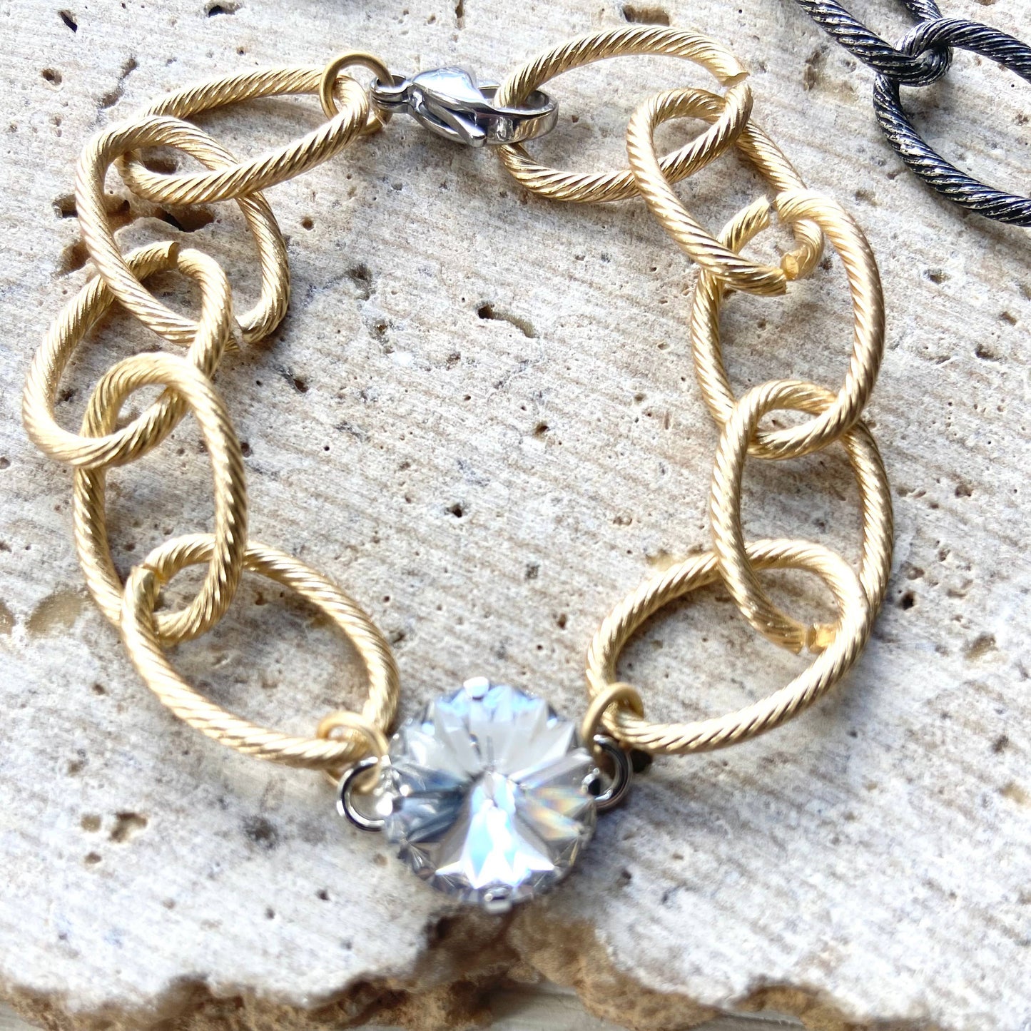 Chunky Swarovski Crystal Bracelet