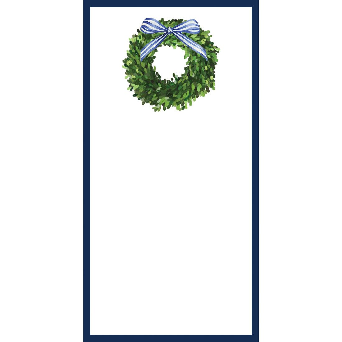 Boxwood Wreath List Notepad