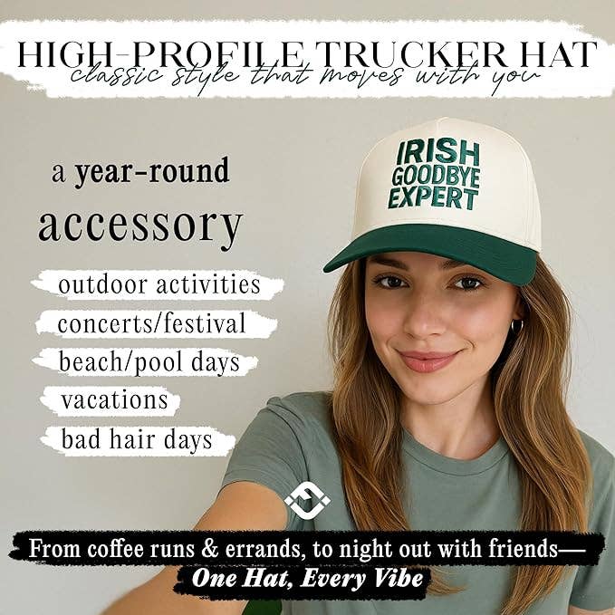 Two Tone Cap - Irish Goodbye Expert