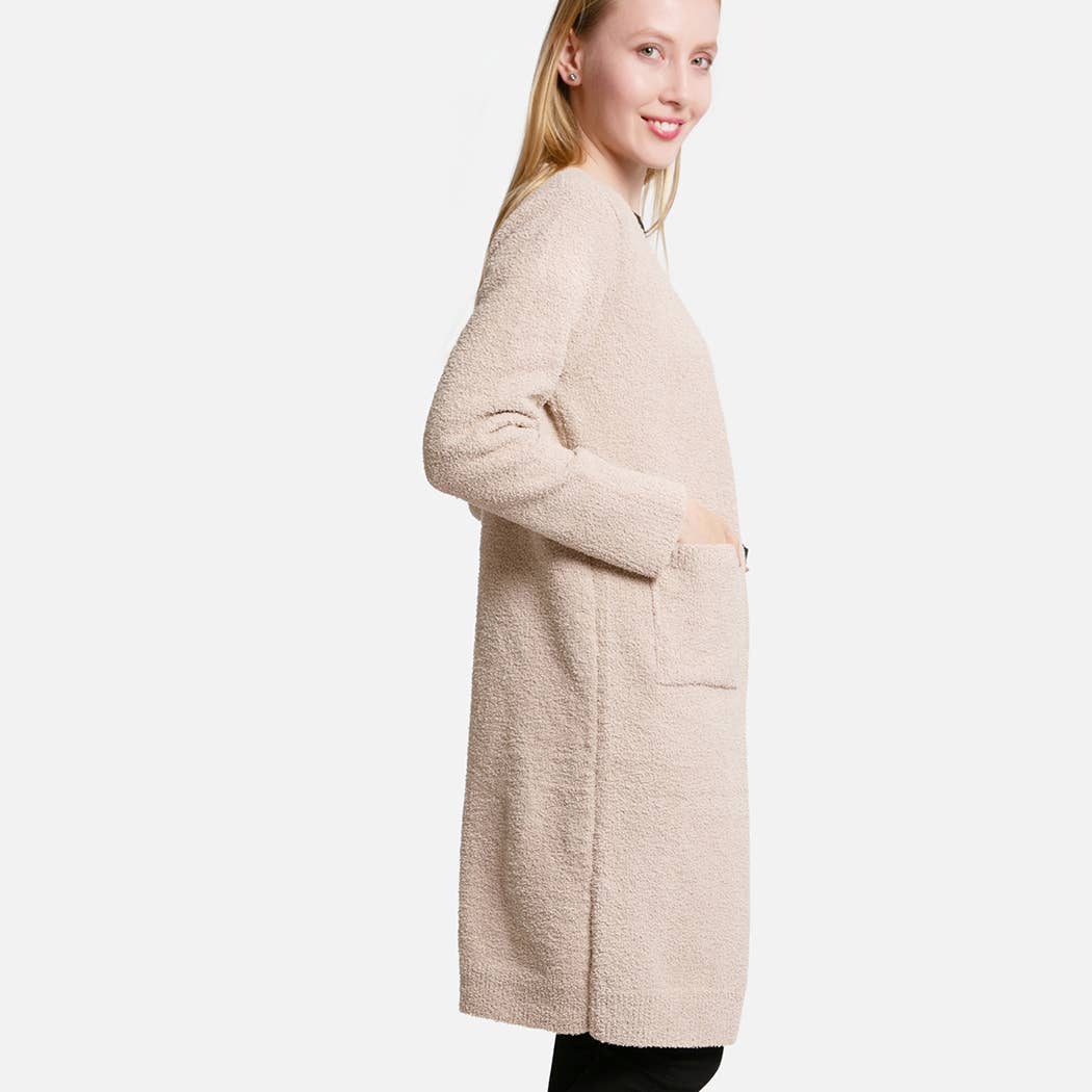 Cozy Long Cardigan with Pockets