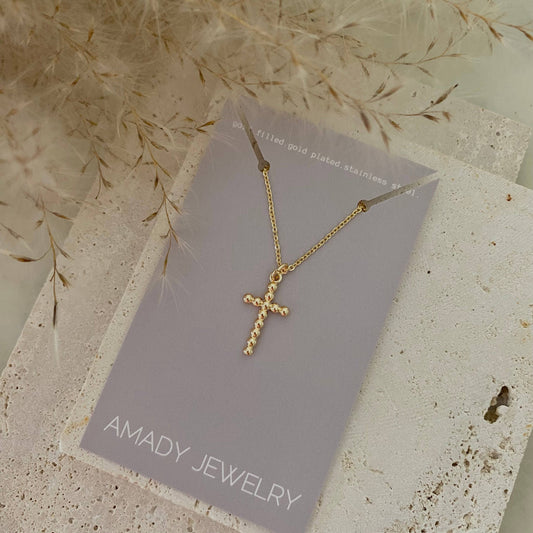 Cross 14k Gold Filled Necklace