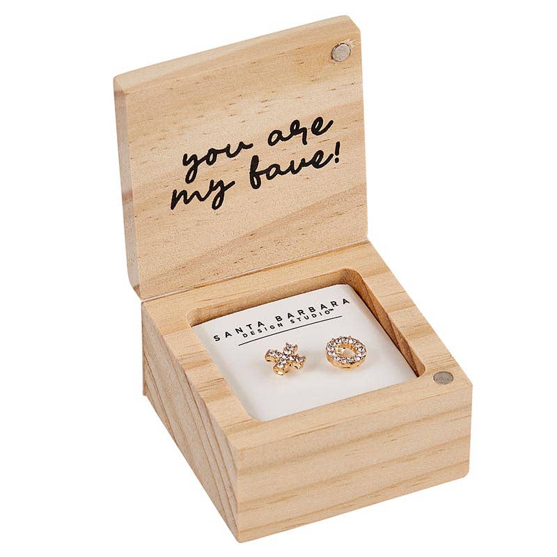 Besties XOXO Treasure Box Earrings