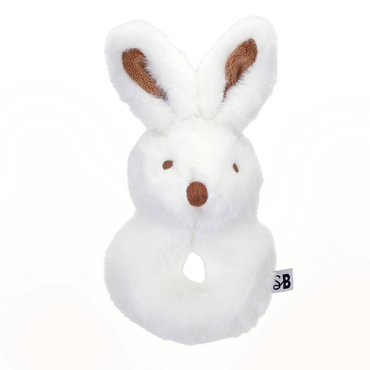 Pink Woodland Swaddle with Plush Rattle