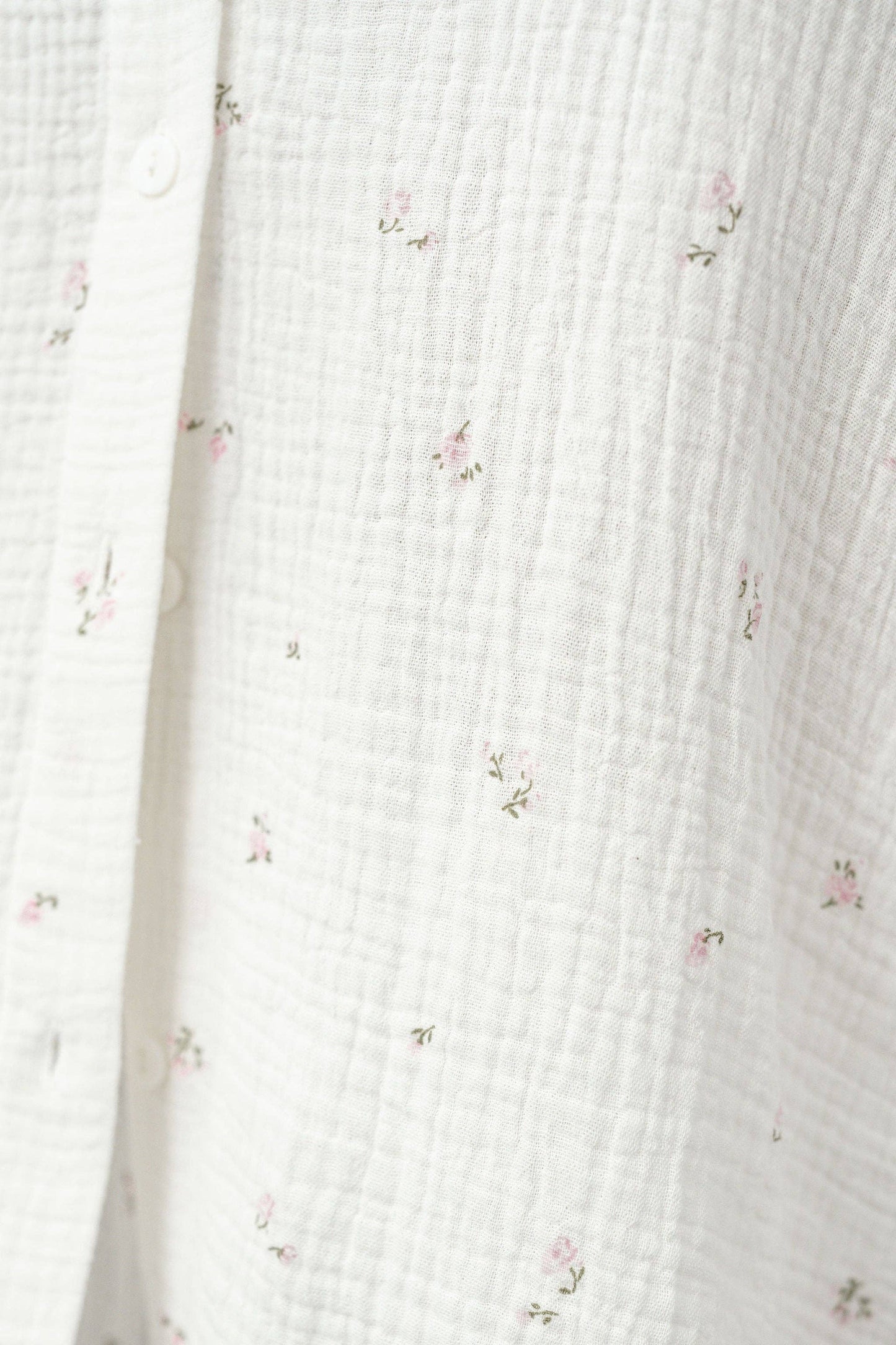 Pink Floral Cotton Short Set