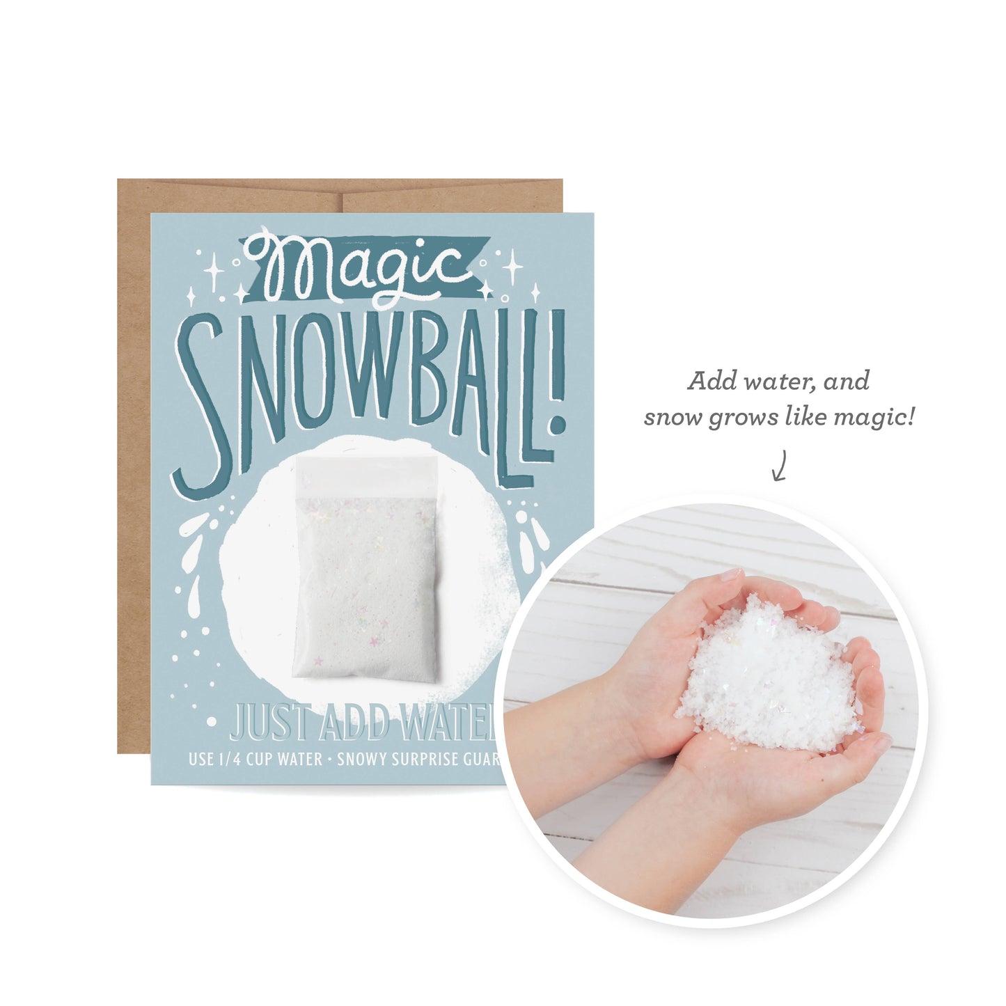 Holiday Snow Card - Magic Snowball