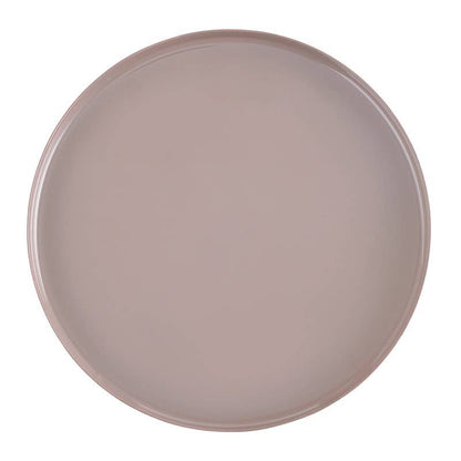 Small Round Enamel Lilac Tray