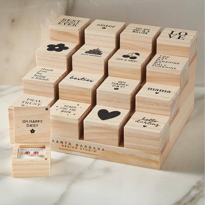 Love Treasure Box Earrings