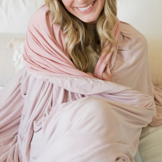 Blush Pink Cooling Blanket