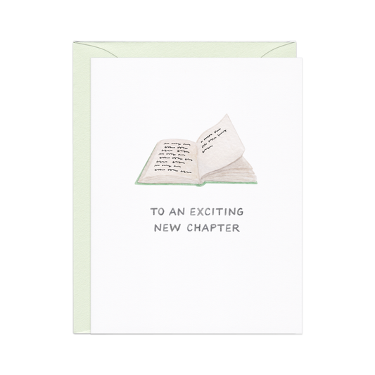 New Chapter Greeting Card