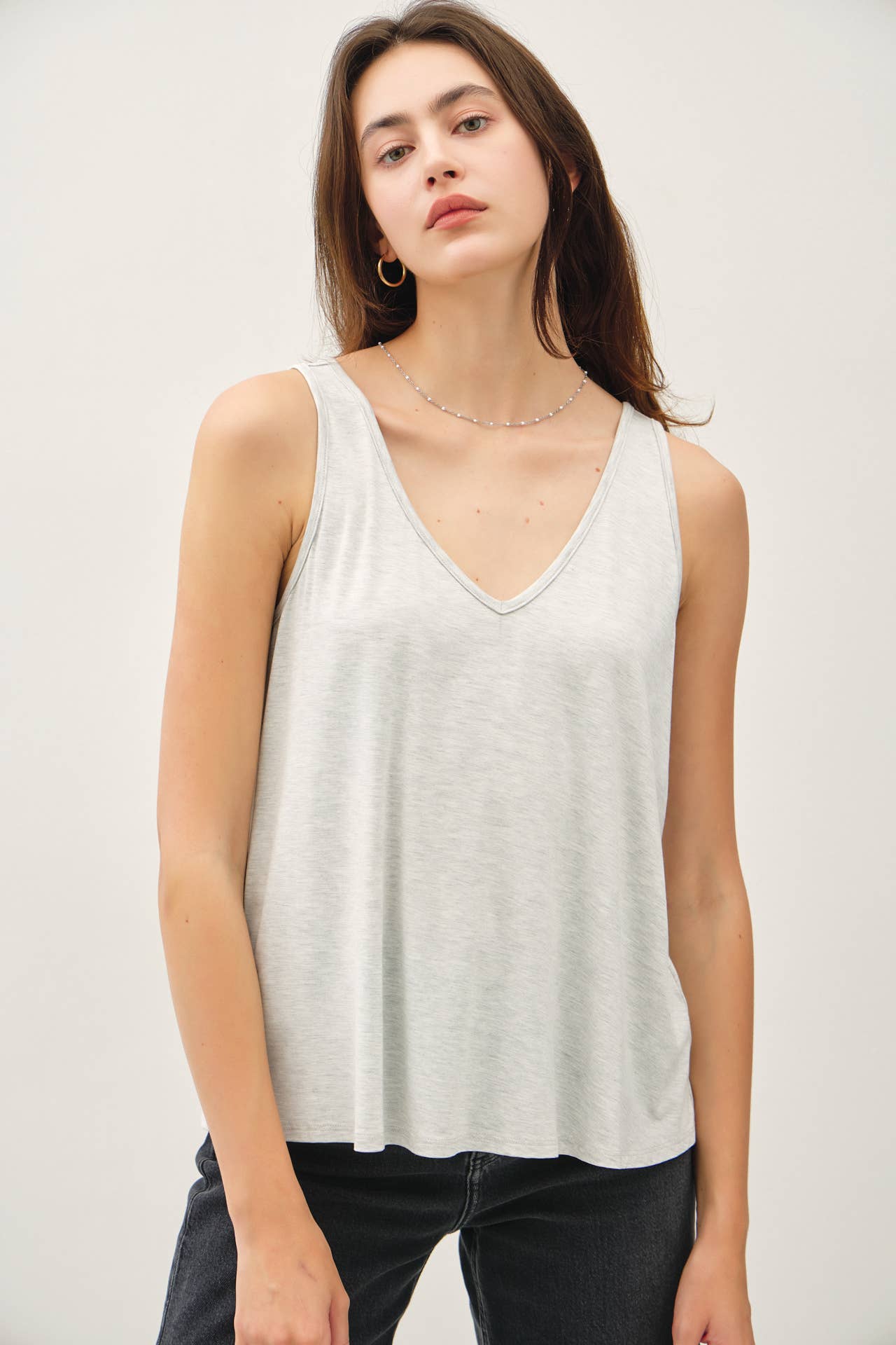Ultra Soft Bamboo Modal V-Neck Tank
