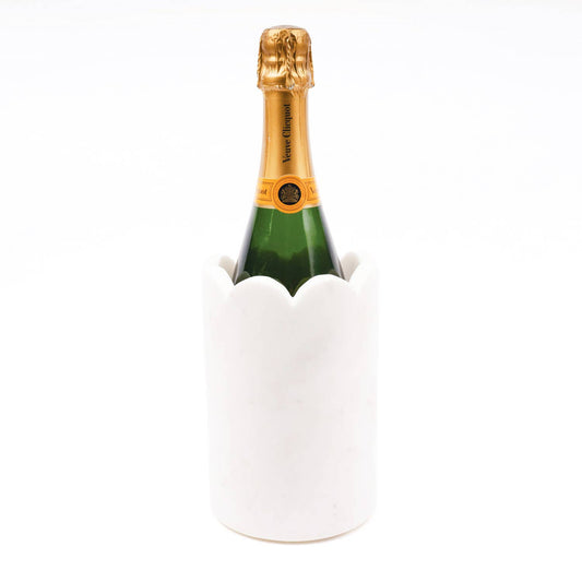 White Marble Wine & Champagne Chiller