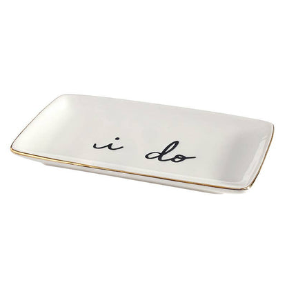 I Do Ceramic Wedding Tray