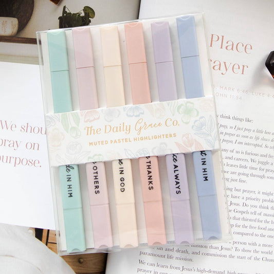 Muted Pastel Highlighters