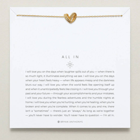 All In 14k Gold Bracelet