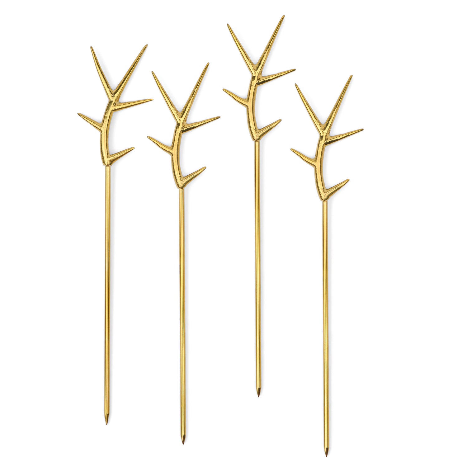 The Ozzy Bloody Mary Picks - Gold, Set Of 4