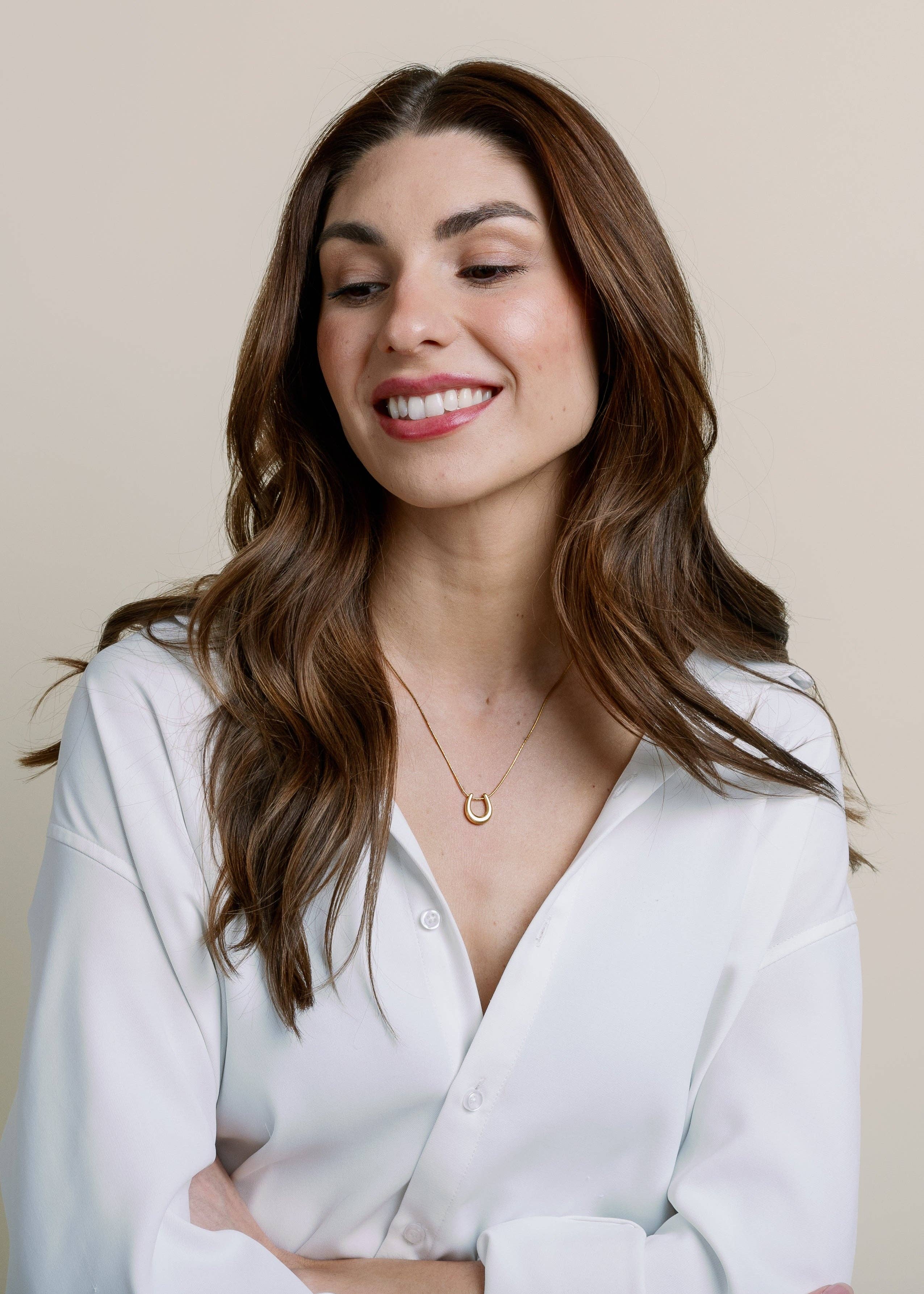 Hold Your Horses Gold Necklace