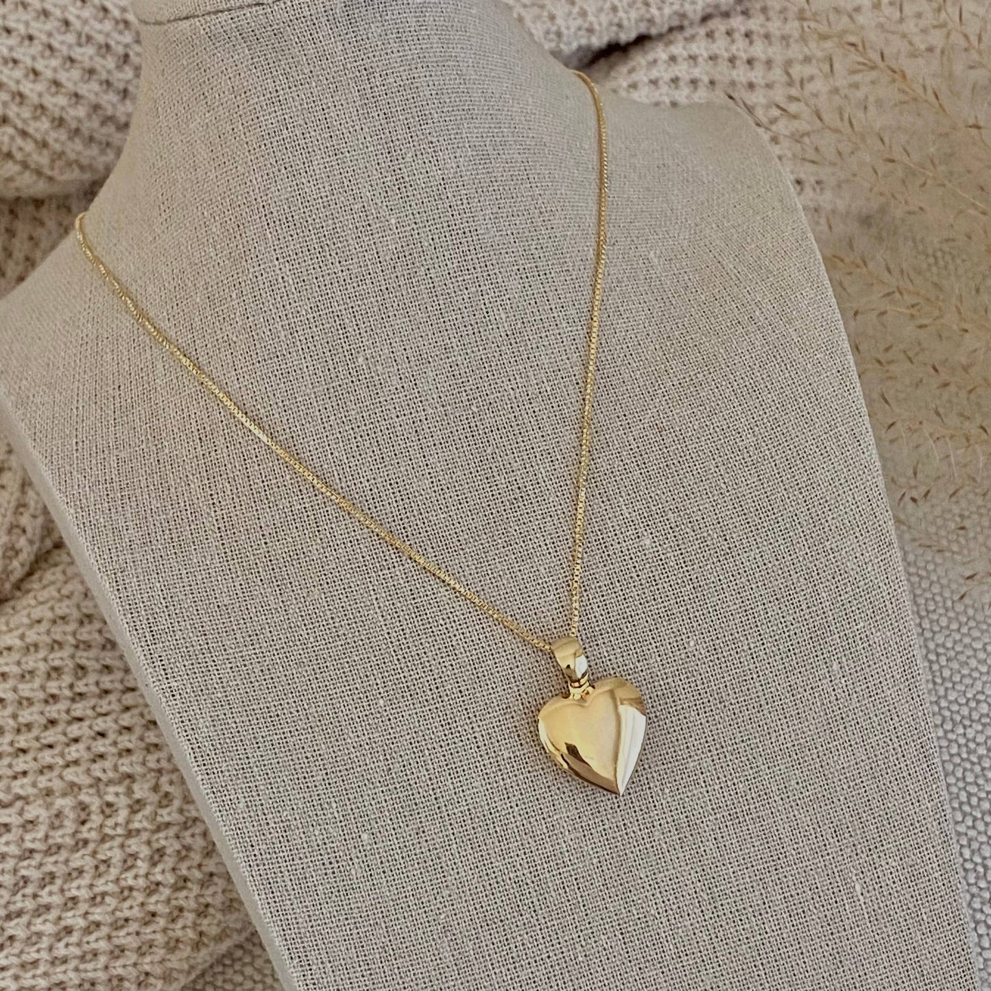 Heart Locket 18k Gold Filled Necklace