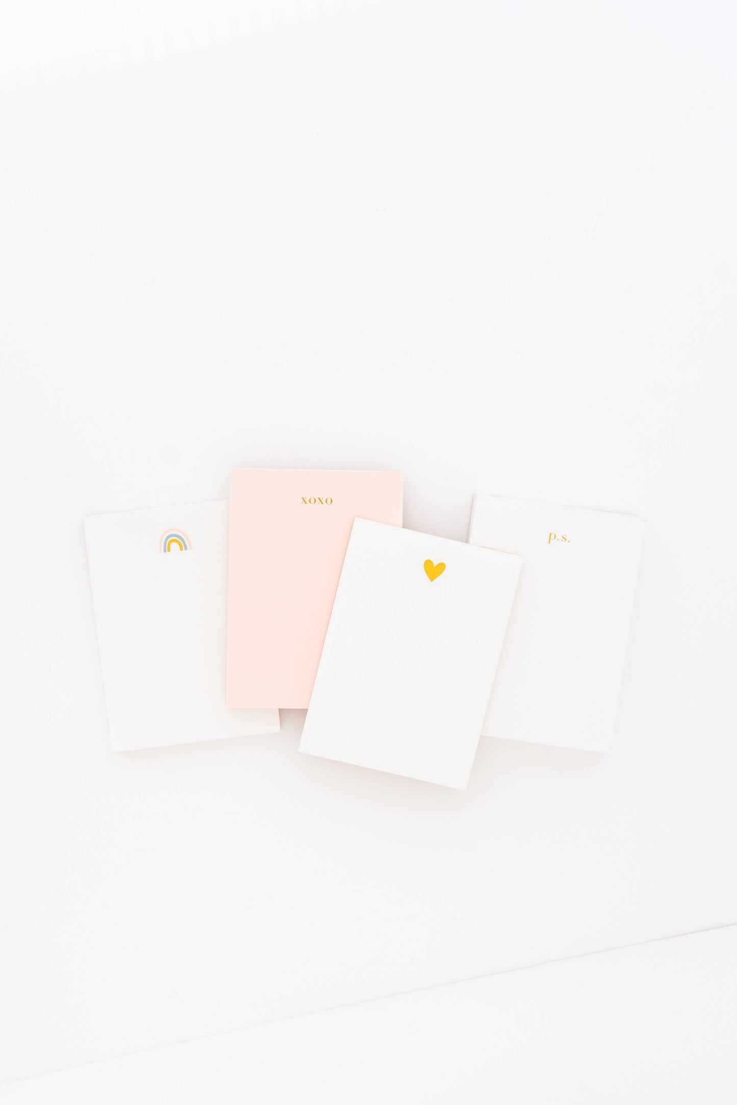 Mini Notepad Gold Heart